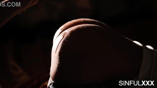 Consummate assed brunette hair drilled well for SinfulXXX