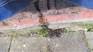 I pee in public place