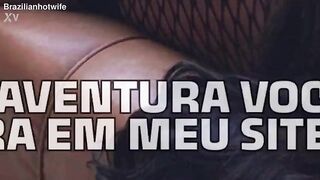 The vehement kiss that the cuckold likes to receive at the swingers club.