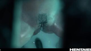 Ponytail Angel vs Alien Airbnb - Alyssa Foxy Monster Dick Bukkake Creampie & Ahegao