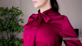 Nerdy mother I'd like to fuck Boss Pounds Dominates Her Despairing Employee