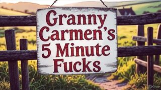 Lustful old older in red sucks schlong and gets banged to a cream pie