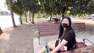 JohnTronX - Plump Thai beauty with large melons and booty gets banged hardcore