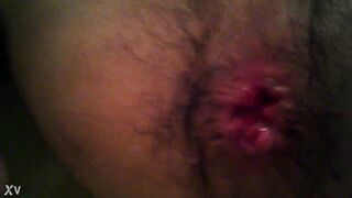 the homosexual is screwed by his finger