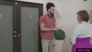 Star Player James Hotty Takes Out His Stress On Tutor Sara Jay's DumpTruck Booty!