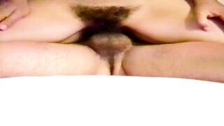 My lewd wife screwing the maid's stepson and I record it all, that babe asks for greater quantity schlong