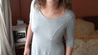 I love showing off my melons so that my stepson's allies wank and cum in front of me