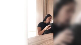 I give oral-sex-job to my superlatively good ally's boyfriend secretly -amateur pair- nysdel