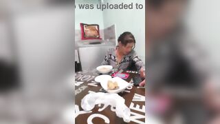 My lewd girlfriend gets bare in front of her mama