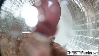 Shower BTS Enjoyment With Christy Mack