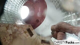 Christy Mack in the shower