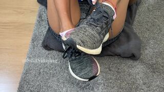 Perspired Workouts are for Sexy Sockjobs ????