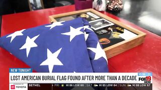 My actual step daddy discovered his burial flag