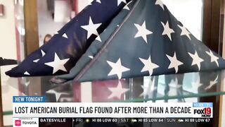 My actual step daddy discovered his burial flag