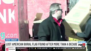 My actual step daddy discovered his burial flag