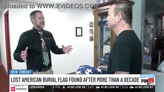 My actual step daddy discovered his burial flag
