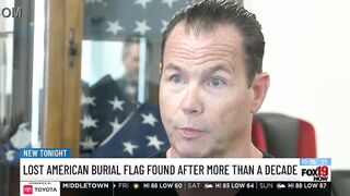 My actual step daddy discovered his burial flag