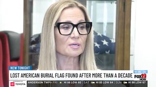 My actual step daddy discovered his burial flag