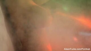 Alison Tyler's super hot disco ball solo tease