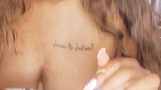 Jadee cooks breakfast bare