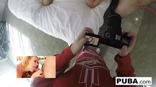 Charming Large Tittied Blond Likes Taking Dick