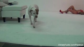 On set with super sexy pornstar Christy Mack