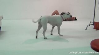 On set with super sexy pornstar Christy Mack