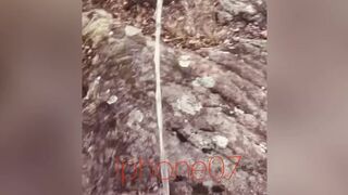 I had to pee twice on the same walk in the park