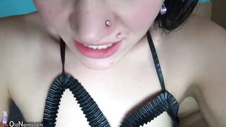 Dominated mommy teaches 