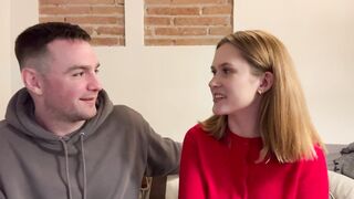 Behind the Scenes with Charming Golden-haired Russian College Hotty, Una Fairy, and Andres Acosta