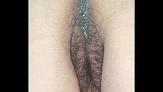 Older large-assed woman with a curly twat loves to give anal sex