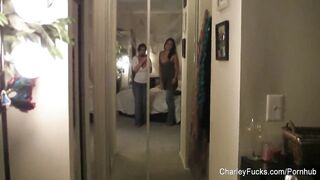 Amateur 3some with Charley, CeCe, and Johnny