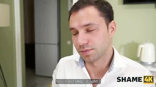 SHAME4K. Just lick my titties and shut up. Sexy sex with Emma