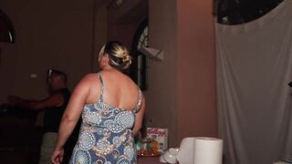 Older big beautiful woman looking for a abode but finds a cock...