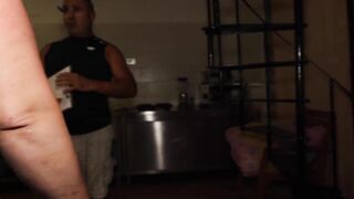 Older big beautiful woman looking for a abode but finds a cock...