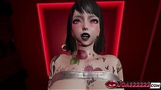 Mika: Hot Tattooed Beauty in Fishnet - Rule34 Comics Featuring Reverse Cowgirl on Biggest Wang and Intensive Missionary Creampie