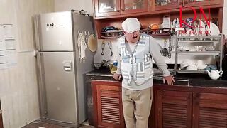 MORNING CHAOS IN KITCHEN. COMEDY NSFW STORY s3