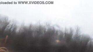 A brunette hair angel student stroke riskily on a teach among people