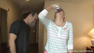 Golden-haired Wench Gets Face Banged