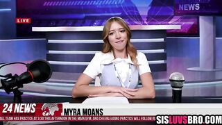 Step sister loves to joy herself in public