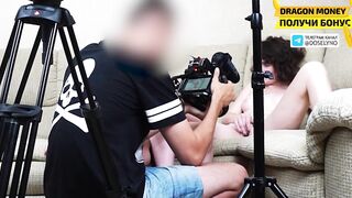 Neverseen Footage: Lesbo Lovers in Action Whilst Filmmaker - Behind the Scenes
