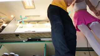 Hawt eighteen years old hottie secretle recorded at worl - voyeur pov