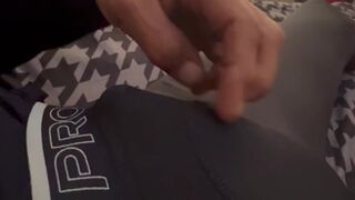 I love jerking off my hard penis in her daybed