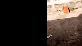 phone masturbation with ElvieSlutty outdoors - Part two