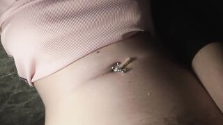 See how my stomach reacts on a climax