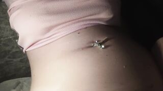 See how my stomach reacts on a climax