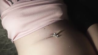 See how my stomach reacts on a climax