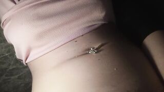 See how my stomach reacts on a climax