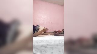 Después de la fiesta de disfraces nos calentamos