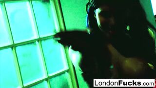 London and Madison Play With Candy